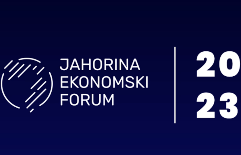 Vizual logotipa Jahorina ekonomskog foruma i pored njega broj 2023