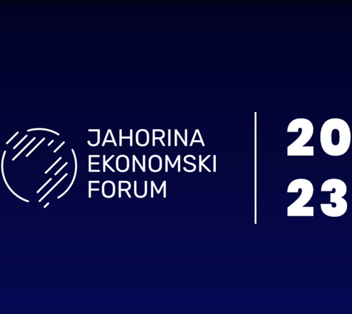 Vizual logotipa Jahorina ekonomskog foruma i pored njega broj 2023